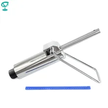 95698 Гидролифт подъемник гидравлический Barneo DA-14 хром для кресла парикмахера для барбершопа по России