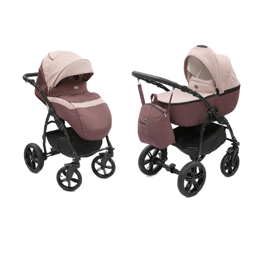 Burgundy Детская коляска 2 в 1 Giovanni Fresh Ruby Red - Цвет: Burgundy