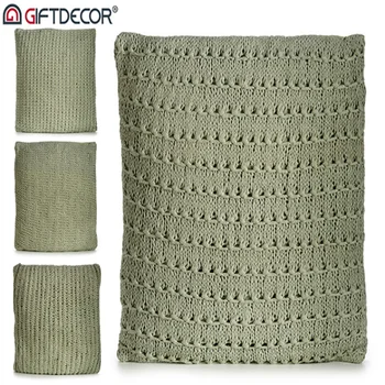 

Cushion Green Wool (60 x 20 x 60 cm)