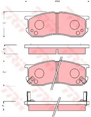 Колодки тормозные, передние DA HiJet 94- MK KASHIYAMA D0030M
