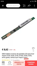 SSEA-tablero inversor de pantalla LCD para Acer Aspire 5730, 5235, 5735, 5735Z, 5330, 5335, envío gratis, venta al por mayor, nuevo