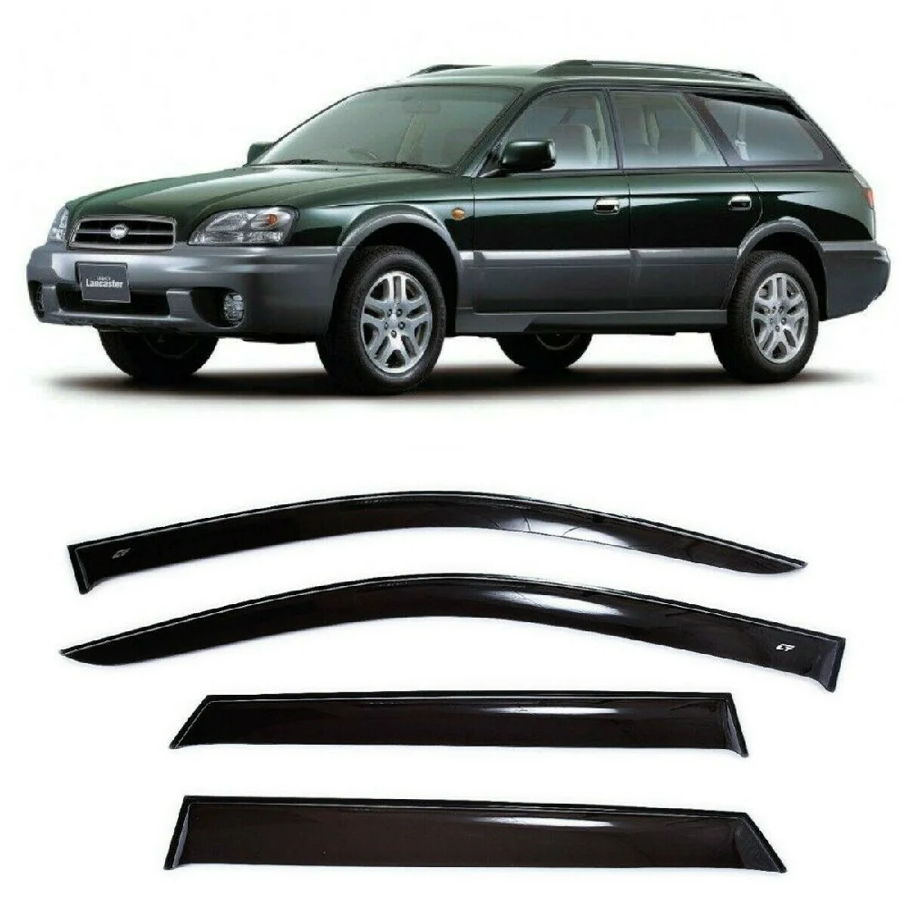 Дефлекторы окон Cobra Tuning S41598 на авто Subaru Legacy 3 III Wagon 5d 1998-2003 4 шт./комп. ветровики от