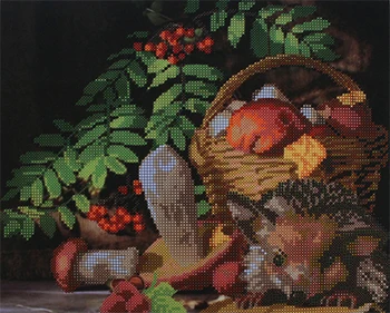

БН-3079 Set for embroidery with beads Hobby & Pro's Gifts Of autumn's 31*25 cm