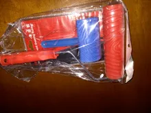 Juego de herramientas con patrón de imitación de madera, rodillo de goma Eg300T de 7 pulgadas + Embo de recubrimiento de grano de madera Ms16
