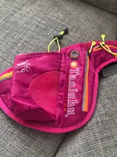 Riñonera deportiva reflectante para correr, con soporte para botella, para acampada, senderismo y Pesca