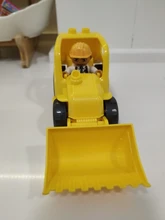 Accesorios de bloques de construcción para niños, gran tamaño, coche, camión, avión, motocicleta, vehículo, piezas de figuras grandes, juguetes educativos