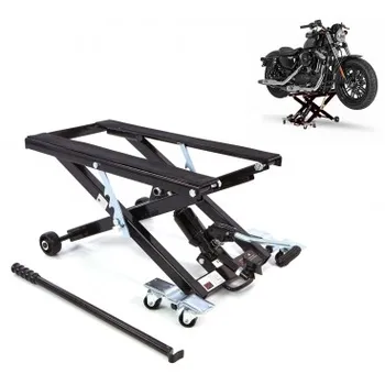 

ELEVATOR AND PLATFORM MOTORCYCLES AND QUADS 500KG HYDRAULIC BLACK