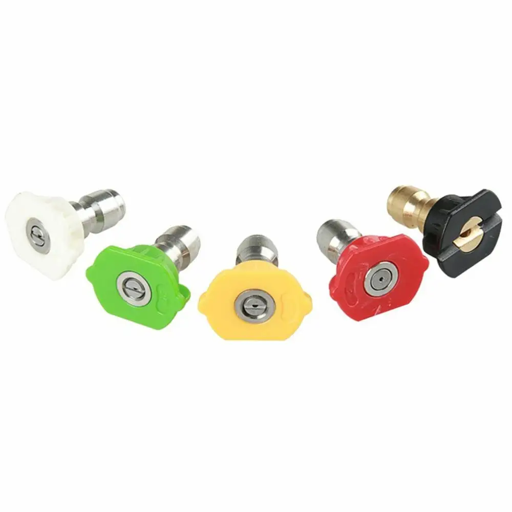 

High Pressure Car Washer 1/4 Quick Connector Car Washing Nozzles Metal Jet Lance Nozzle Water Sprinklers Heads