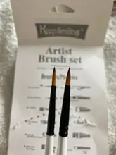 Pinceles para pintar con acuarela, accesorio de pelo, nailon, para manualidades, aprendizaje pintura al oleo, acrílica, suministros, juego de 12 unidades