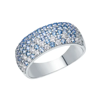 

Silver ring with cubic zirconia sunlight sample 925