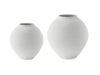 

Ceramic vase white modern model Tahara 28CM