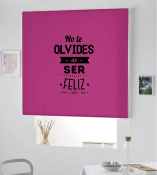 

Blind Iroa roll with phrase/Be Happy! ROLLER BLINDS TRANSLUCENT! (FUCHSIA 100X175)