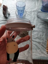 Botella de paja de agua potable con dibujos de animales para niños, Bola de gravedad, taza de bebé con correa para el hombro