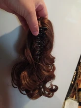 Extensiones de Cabello para mujer, coletas con ondas, 14 pulgadas, pelo sintético Rubio, extensión Natural