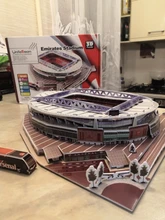 DIY 3D Puzzle Jigsaw World Football Stadium European Soccer Playground Assembled Building