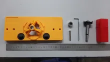 WORKBRO-kit de bisagra oculta, herramientas de carpintería, marco adecuado para el rostro, armario, bisagras de puerta, instalación, 35mm