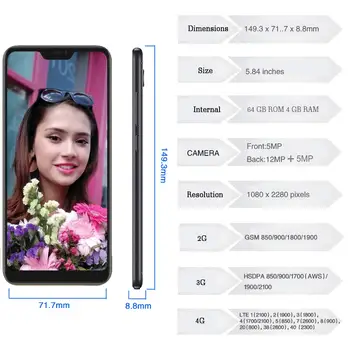 Перейти на Алиэкспресс и купить Xiaomi Mi A2 Lite 4GB RAM 64GB Dual SIM Black Smartphone - EU