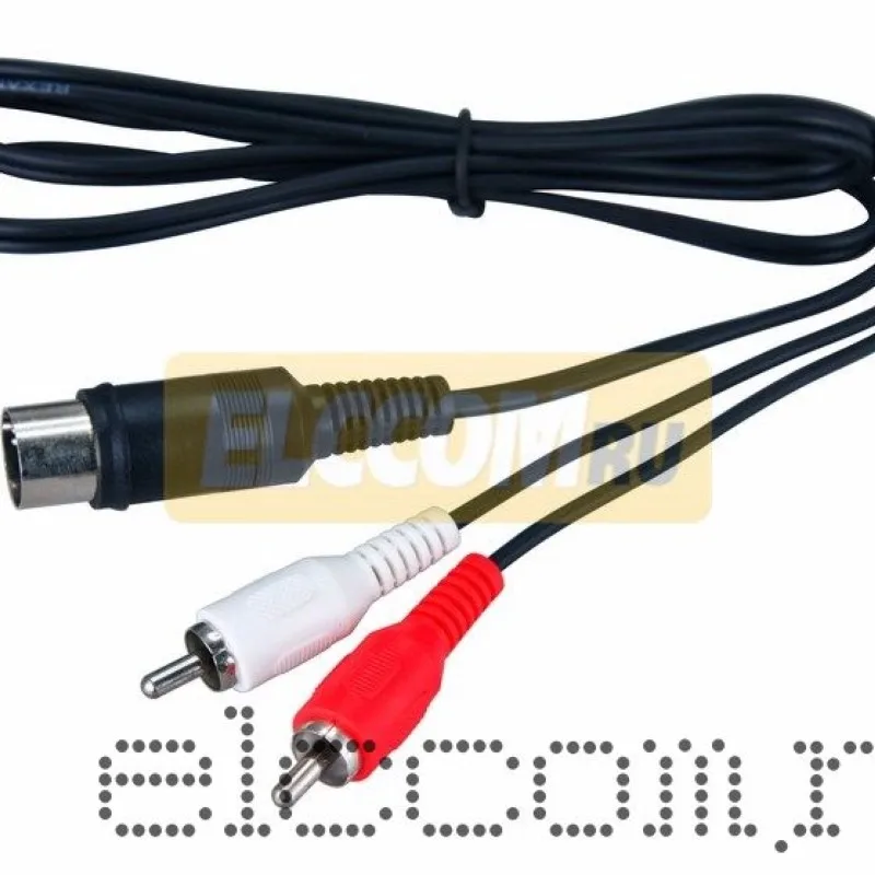 Шнур DIN 5 Pin - 2 RCA длина 1 метра | Обустройство дома