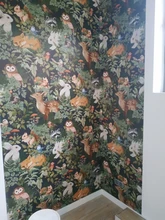 Wallpaper Mural Asian Bedroom Animals Beibehang Living-Room Home-Decor Tv Background