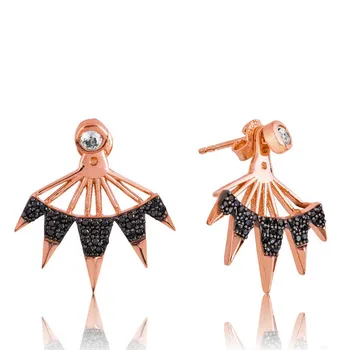 

Teleplus Silver Triangle Magic Earrings