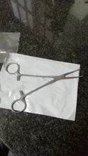 Oauee 12,5 16 18cm herramienta de mano fórceps hemostáticos para pelo pinza de pesca Alicates de bloqueo la depilación herramientas curvado/punta recta