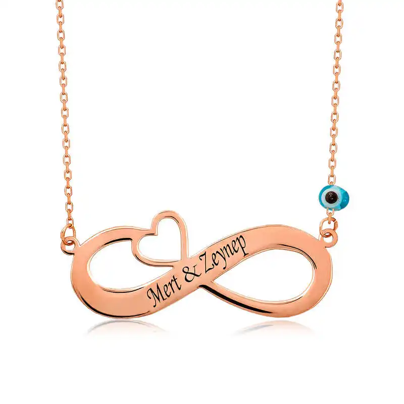 

Armagano 100% 925 Sterling Silver Heart Infinity Is Necklace Quality and Original Women Amulets
