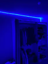 Tira de luces Led Flexible para decoración de pared y dormitorio, lámpara de Control remoto Rgb 5050 de 5-30M, 12V, Bluetooth, Wifi