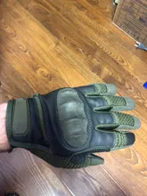 Guantes tácticos con pantalla táctil para hombre, de combate militar, Airsoft, al aire libre, escalada, tiro, Paintball, protección dura, dedo completo