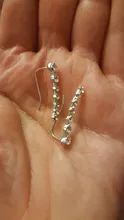 2021 nueva 1 par de diamantes de imitación brazalete de oído de pendiente perforación dorada pinzas para orejas cartílago declaración clip aretes para las mujeres pendientes de