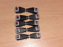 5 uds macho DC + 5 uds conector hembra DC 2,1*5,5mm DC Power Jack adaptador de conector de clavija para 3528/5050/5730 cinta de led de único color