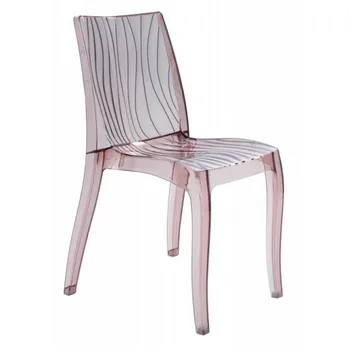 

Chair CORINA DU, clear polycarbonate light brown