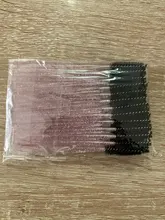 Zwellbe-Paquete de 25/50 Uds. De cepillo para maquillaje de pestañas, desechables, con mango de diamante, varitas de rímel, utensilio de extensión de pestañas