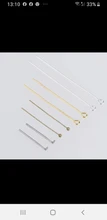 200 unids/lote 15 20 30 35 40 45 50mm bola ojo cabeza plana pines pendientes accesorios bricolaje resultados Headpins para suministros de fabricación de la joyería
