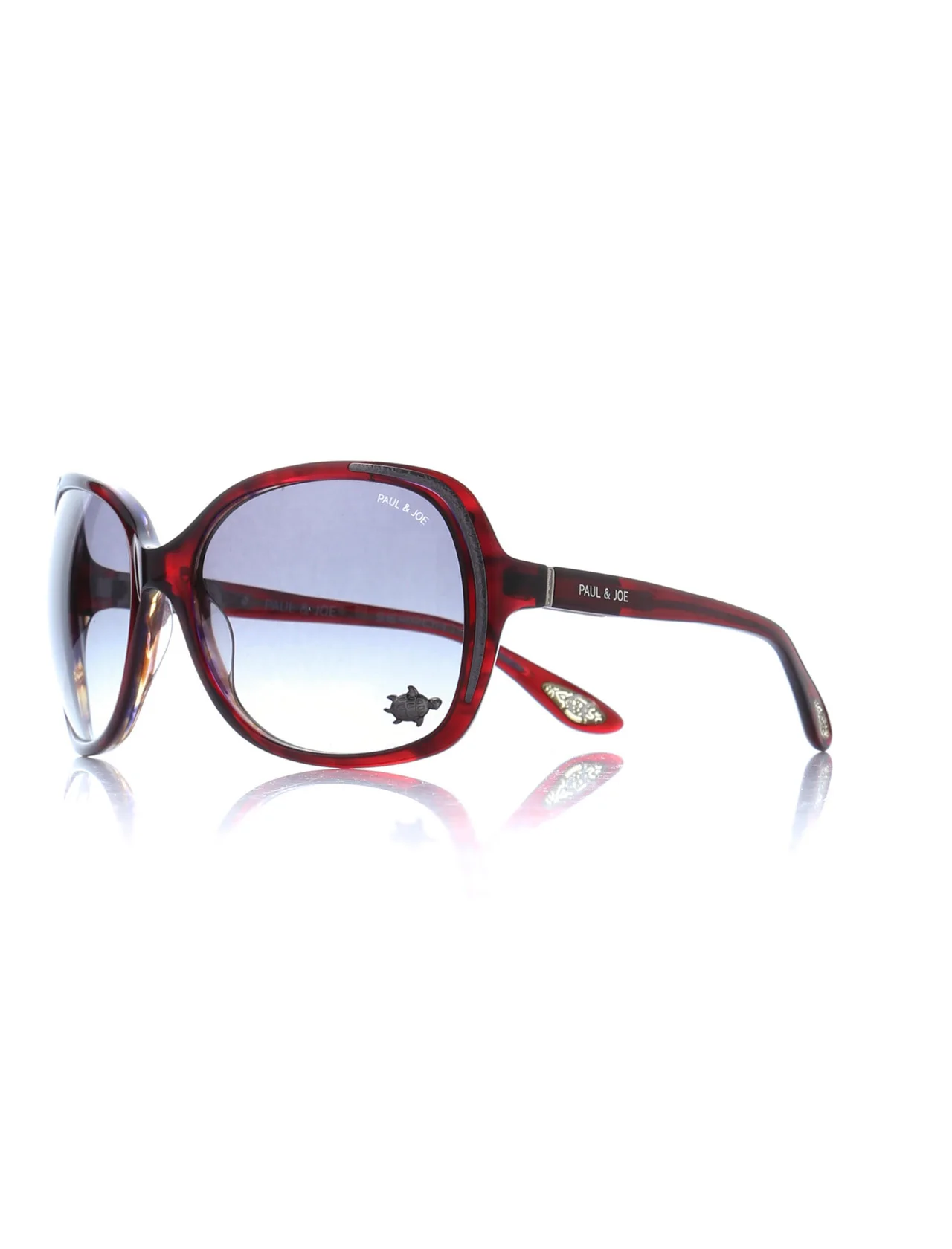 

Women's sunglasses pj matura 02 roec bone Burgundy organic square square 61-18-125 paul / joe