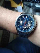 Curren-reloj para hombre, de cuarzo con cronógrafo, de pulsera, resistente al agua, deportivo, de acero inoxidable, masculino