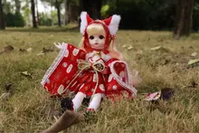 Muñeca de Hada de los sueños 1/6, maquillaje bonito, 28cm, muñecas articuladas con bolas, incluyendo ropa, zapatos, Estilo Princesa, muñecas bricolaje juguete BJD, regalos para niñas