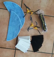 Side brush + Filter + Mop + Roller Brush For Mamibot Exvac660 Robot Vacuum Cleaner accessory