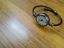 Pop-reloj analógico de cuarzo para mujer, pulsera de acero inoxidable, informal, de moda, Vintage, plateado, nuevo