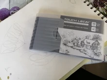 Set de bolígrafos de punta fina de tinta negra, juego de 10 bolígrafos de 0.05, 0.1, 0.2, 0.3 y 0.4 para caligrafía y dibujo