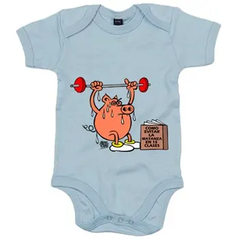 

Baby bodysuit Pigs like avoid killing little pigs