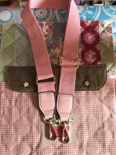 Correa de bolso para mujer, accesorio de correa para bolso cruzado, asa para bolso de hombro, Color sólido, piezas de suspensión ajustables