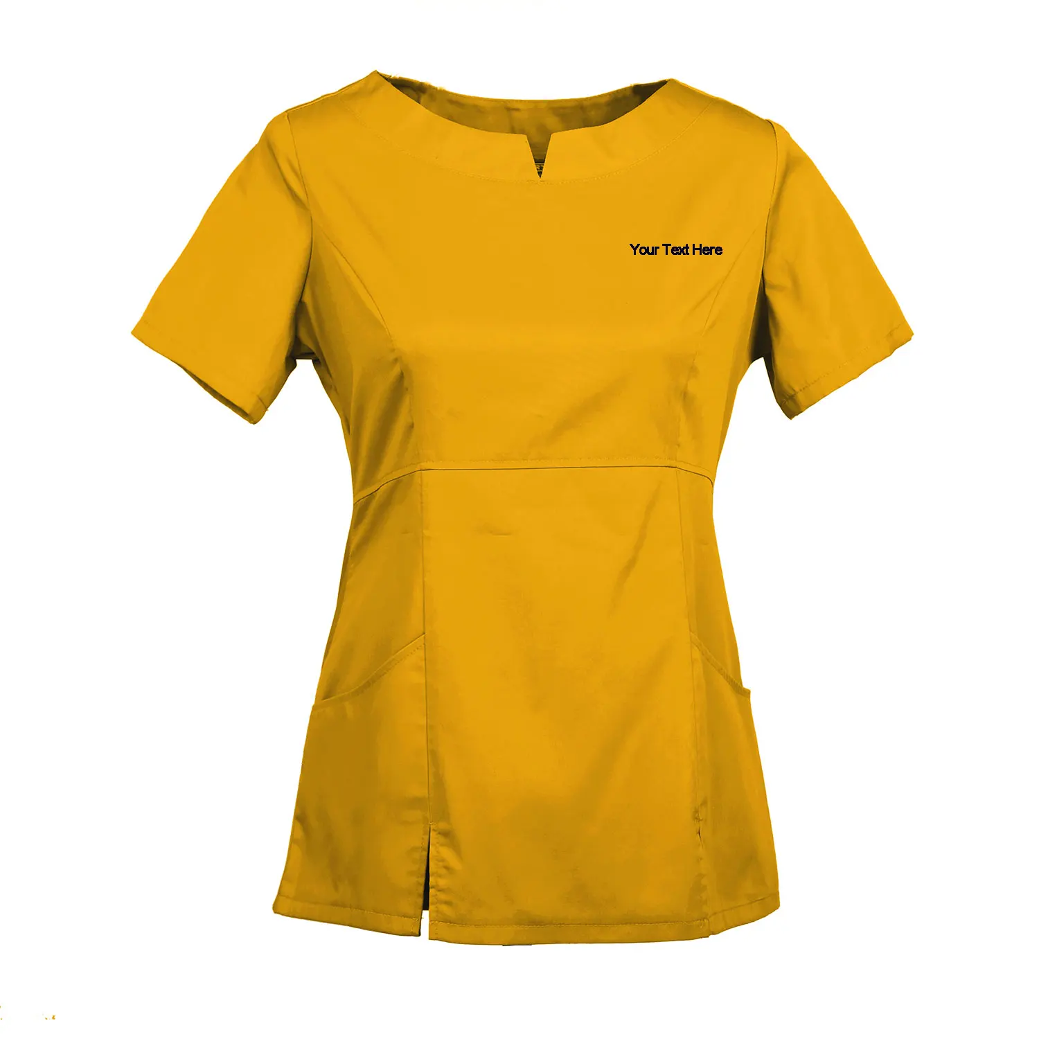Medical Uniform Women's Embroidered Scrub Set Nursing Uniform Top and Pants