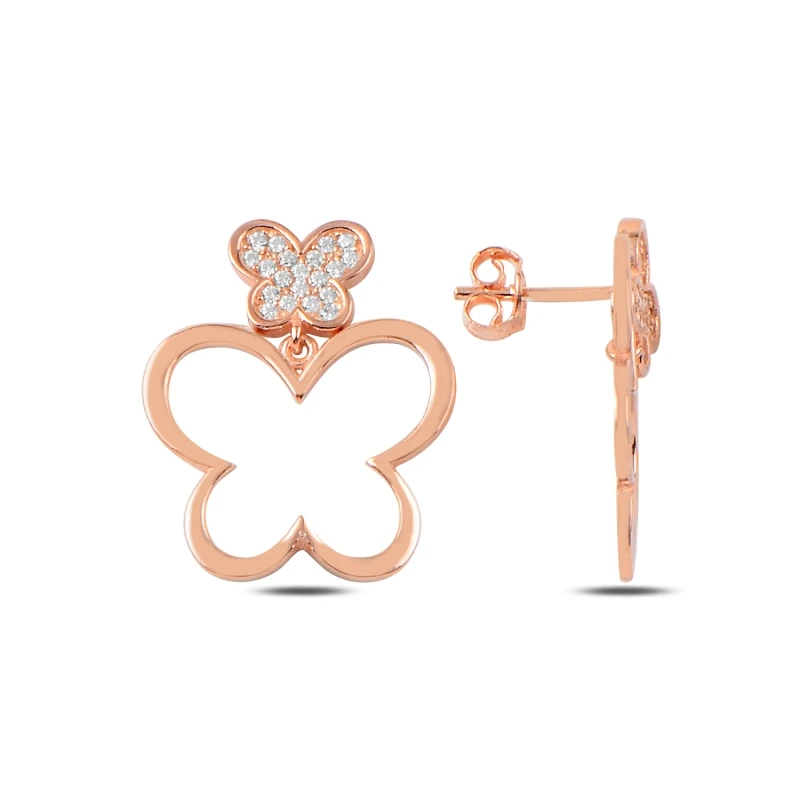 

Armagano Zircon Cubic Zirconia Dangle Butterfly Earrings