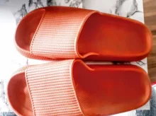 Sandalias antideslizantes de verano para mujer, chanclas de playa con tacón alto, zapatillas de ducha con suela suave, para Baño