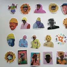 10/30/50 unids/pack América cantante de Hip hop Tyler The Creator calcomanías para cuadernos de ordenador de monopatín caja del teléfono móvil