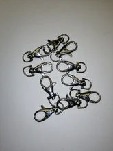 Clasps Hooks Handbag Straps-Accessories Swivel D-Ring Keychain-Alloy Jewelry-Making Metal