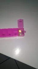 1 unidad de 7 días de pastillas caja de medicina semanal tableta titular contenedor organizador de almacenamiento caja de pastillas divisores 3 colores