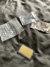 Réplica de 24ct chapados en oro de crédito de barra de lingote suiza de barra de lingote arte moderno moneda conmemorativa recoger