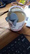 Manatee-colador creativo de silicona para té, bonito Manatee, bolsa de té, fabricante de té, León Marino, filtro de bolsa de té