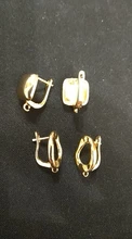 Color de oro/plata pendiente ganchos encontrar accesorios de costura pendiente para mujer hecho a mano de joyería suministrar